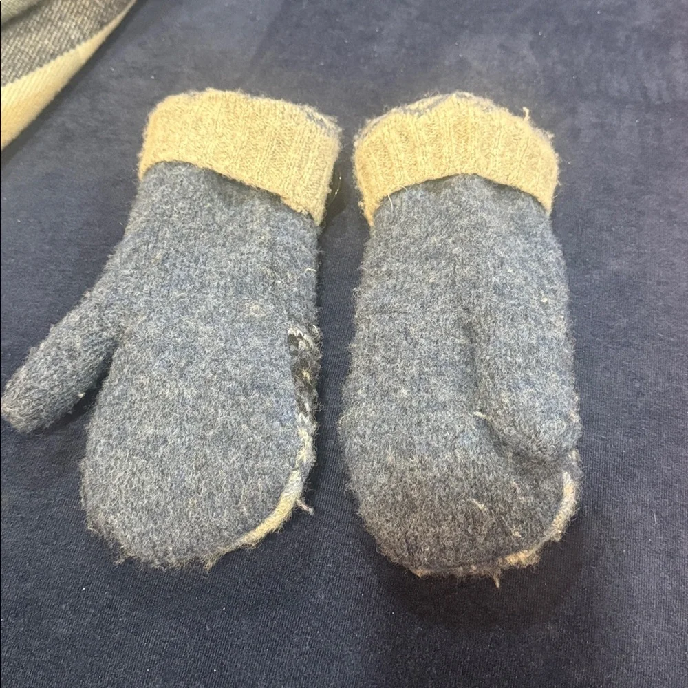 Handmade Fair Isle Thick Winter Mittens